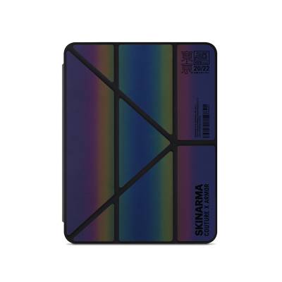 Apple iPad Air 10.9 2022 (5th Generation) Case SkinArma Holographic Design Transparent Detachable Magnetic Kira Kobai Case - 1