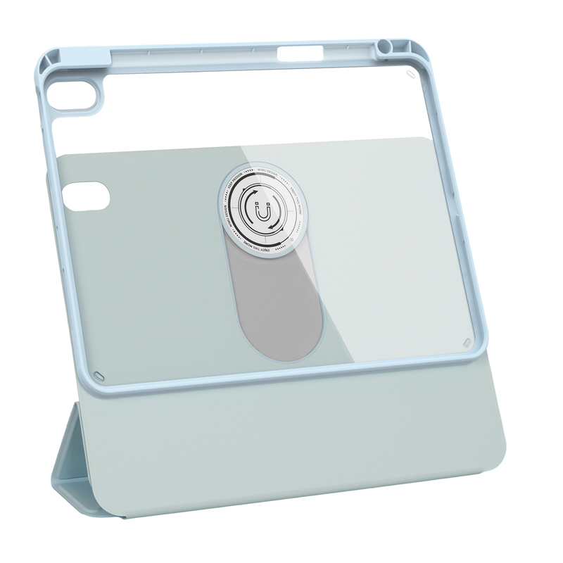 Apple iPad Air 10.9 2022 (5th Generation) Wiwu Magnetic Protective Tablet Case with 360° Rotatable Stand - 9