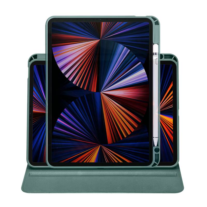 Apple iPad Air 11 2024 Case Zore Thermal Pen Compartment Rotatable Stand Case - 6