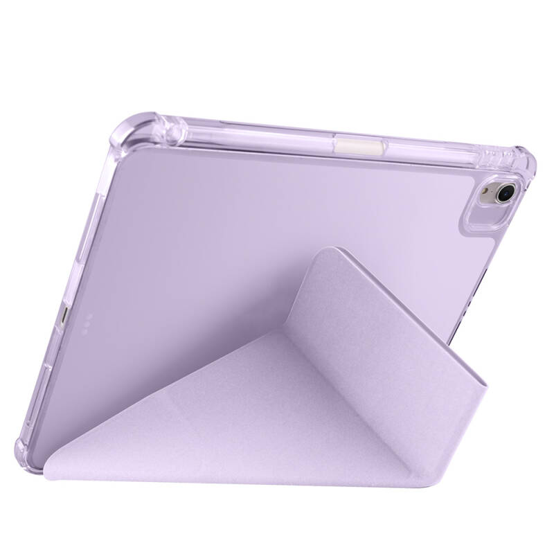 Apple iPad Air 11 2024 Case Zore Tri Folding Stand Case with Pen Compartment - 5