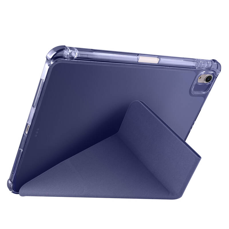 Apple iPad Air 11 2024 Case Zore Tri Folding Stand Case with Pen Compartment - 8