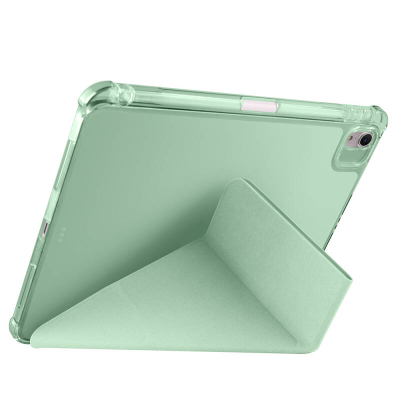 Apple iPad Air 11 2024 Case Zore Tri Folding Stand Case with Pen Compartment - 23