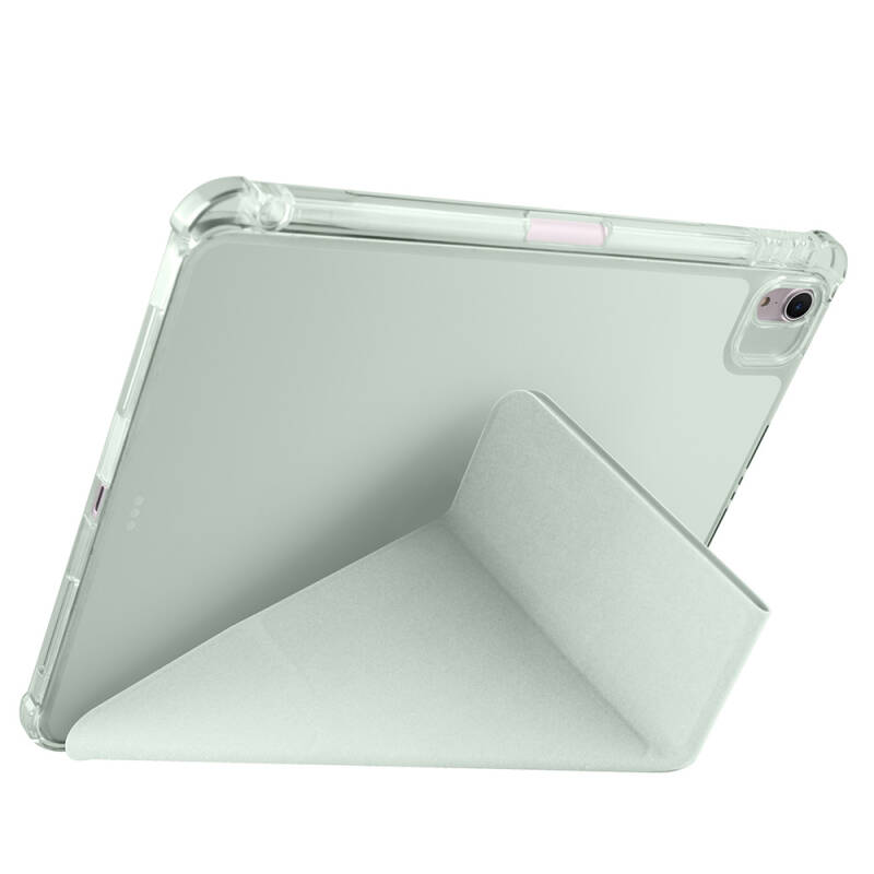 Apple iPad Air 11 2024 Case Zore Tri Folding Stand Case with Pen Compartment - 26