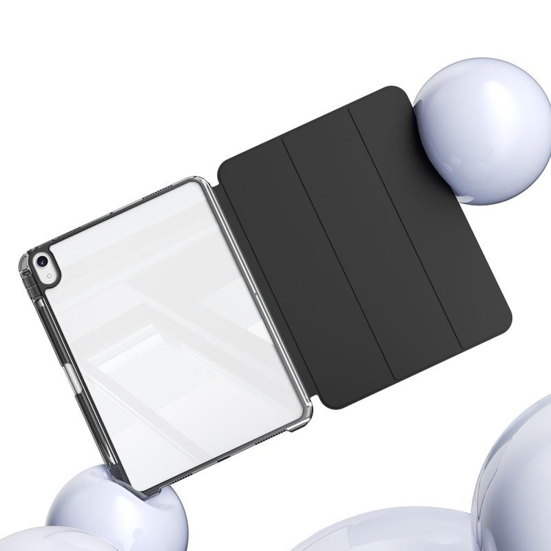 ​Apple iPad Air 11 2024 Kılıf Magnetik Ayrılabilen Airbagli Zore Sliding Tablet Kılıfı - 34
