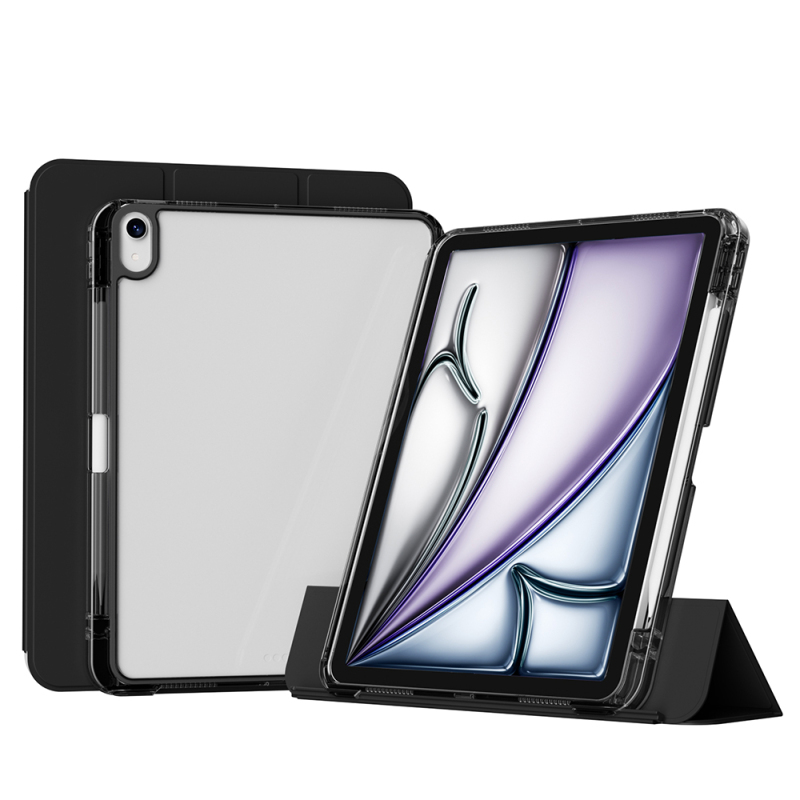 ​Apple iPad Air 11 2024 Kılıf Magnetik Ayrılabilen Airbagli Zore Sliding Tablet Kılıfı - 10