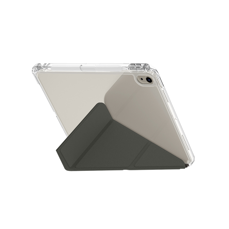 Apple iPad Air 11 2024 Kılıf Skinarma Kalemlikli Arkası Şeffaf Standlı Magnetik Zeta Kılıf - 6