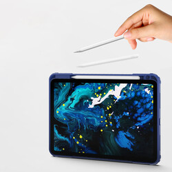 Apple iPad Air 11 2024 Wiwu Mecha Dönebilen Standlı Tablet Kılıfı - 16