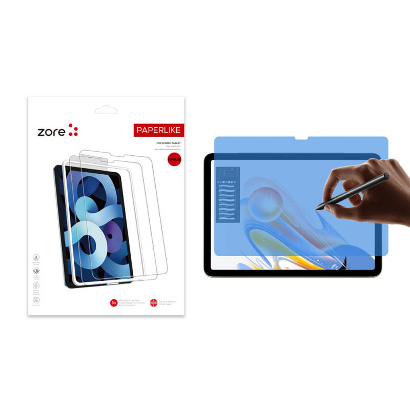 Apple iPad Air 11 2024 Zore Paper-Like Screen Protector - 2