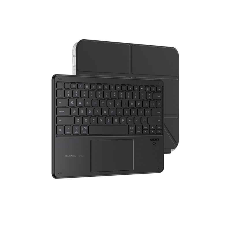 Apple iPad Air 11 2025 M3 Amazingthing Minimal KeyLite Combo Klavyeli Standlı Kılıf - 3