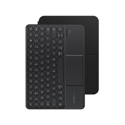 Apple iPad Air 11 2025 M3 Amazingthing Minimal KeyLite Combo Klavyeli Standlı Kılıf - 1