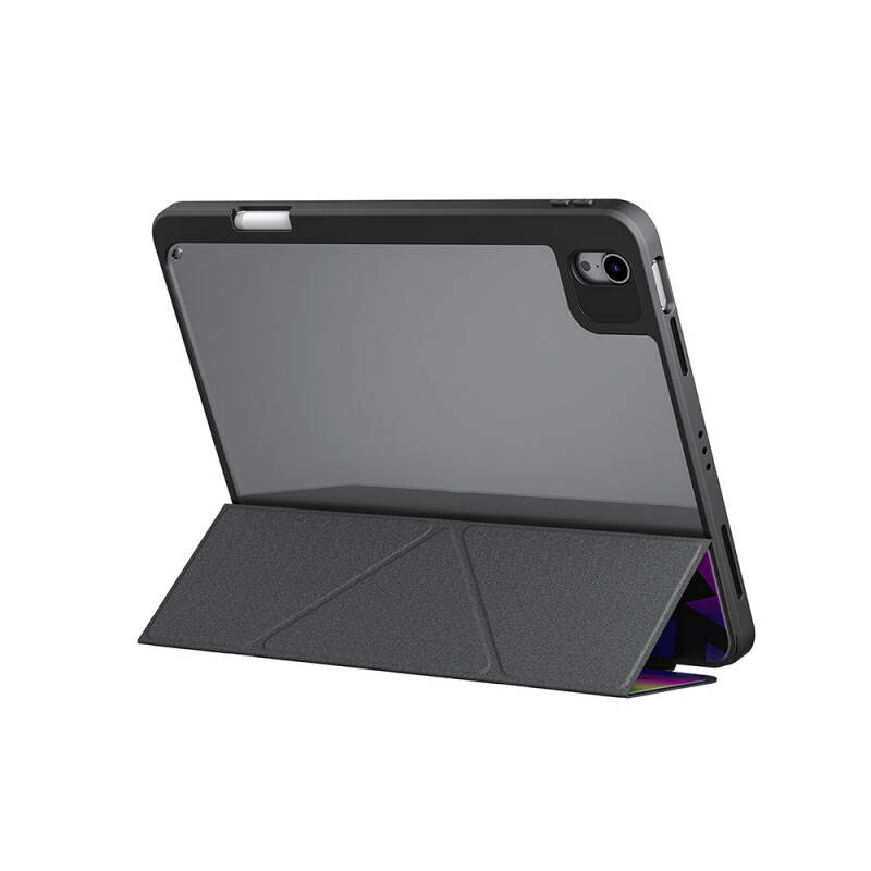 Apple iPad Air 11 2025 M3 Case SkinArma Holographic Design Transparent Back Removable Magnetic Kira Kobai Case - 6