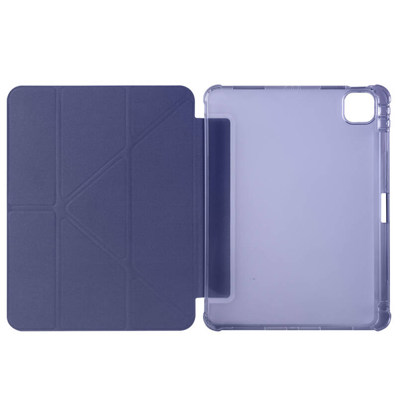 Apple iPad Air 11 2025 M3 Case Zore Tri Folding Stand Case with Pencil Compartment - 28