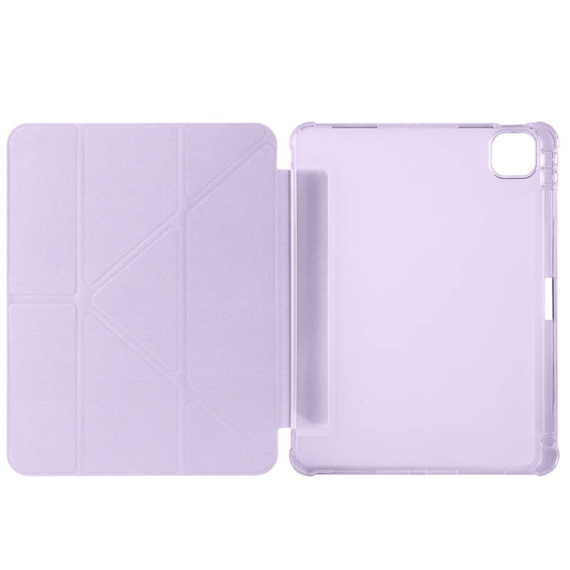 Apple iPad Air 11 2025 M3 Case Zore Tri Folding Stand Case with Pencil Compartment - 27