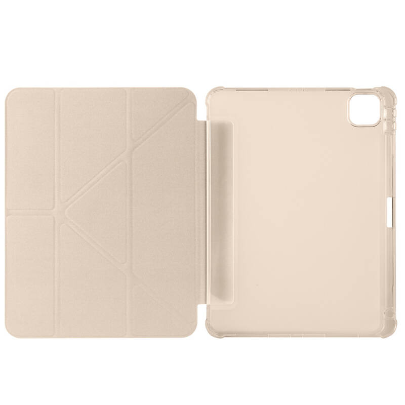 Apple iPad Air 11 2025 M3 Case Zore Tri Folding Stand Case with Pencil Compartment - 31