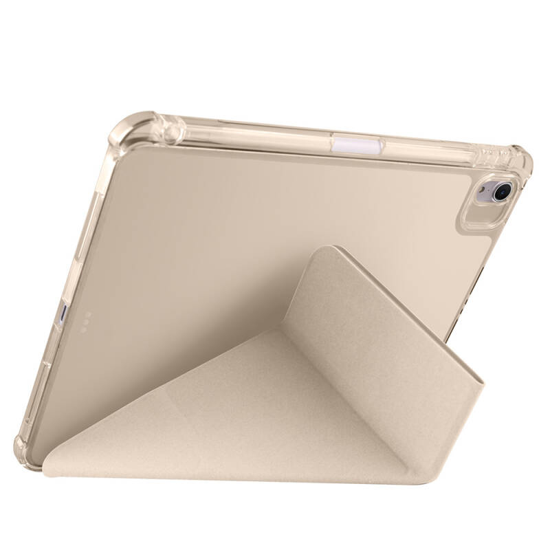 Apple iPad Air 11 2025 M3 Case Zore Tri Folding Stand Case with Pencil Compartment - 20