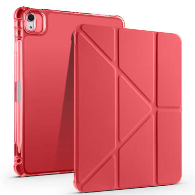 Apple iPad Air 11 2025 M3 Case Zore Tri Folding Stand Case with Pencil Compartment - 2