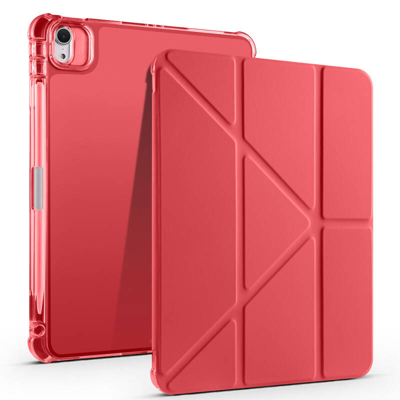 Apple iPad Air 11 2025 M3 Case Zore Tri Folding Stand Case with Pencil Compartment - 2