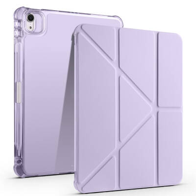 Apple iPad Air 11 2025 M3 Case Zore Tri Folding Stand Case with Pencil Compartment - 3