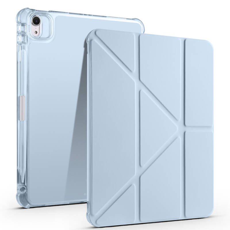 Apple iPad Air 11 2025 M3 Case Zore Tri Folding Stand Case with Pencil Compartment - 10