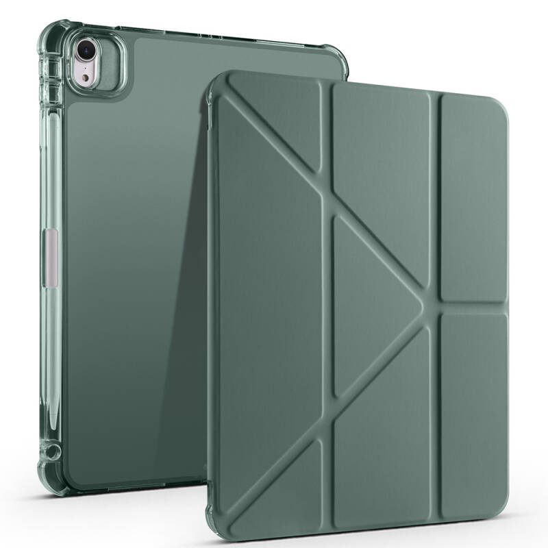Apple iPad Air 11 2025 M3 Case Zore Tri Folding Stand Case with Pencil Compartment - 11