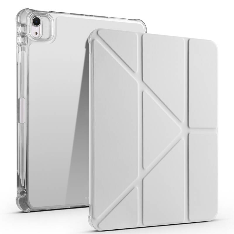 Apple iPad Air 11 2025 M3 Case Zore Tri Folding Stand Case with Pencil Compartment - 7