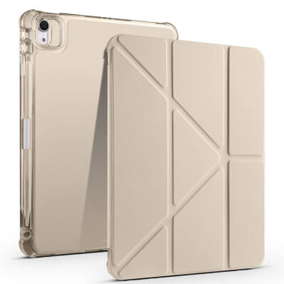 Apple iPad Air 11 2025 M3 Case Zore Tri Folding Stand Case with Pencil Compartment - 6