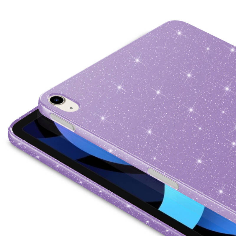 Apple iPad Air 11 2025 M3 Glitter Shiny Look Zore Tablet Cotton Case - 14