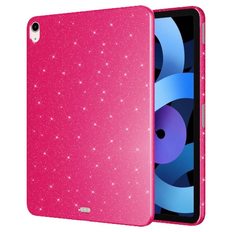 Apple iPad Air 11 2025 M3 Glitter Shiny Look Zore Tablet Cotton Case - 9
