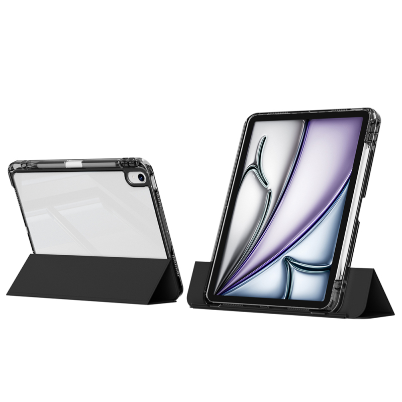 Apple iPad Air 11 2025 M3 Kılıf Magnetik Ayrılabilen Airbagli Zore Sliding Tablet Kılıfı - 37
