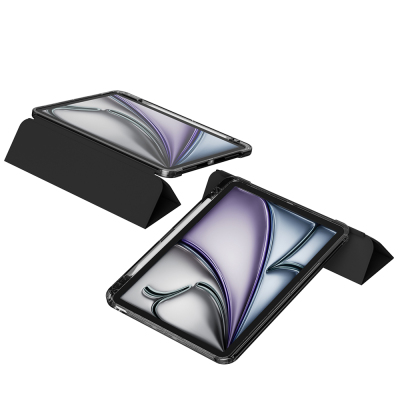Apple iPad Air 11 2025 M3 Kılıf Magnetik Ayrılabilen Airbagli Zore Sliding Tablet Kılıfı - 39