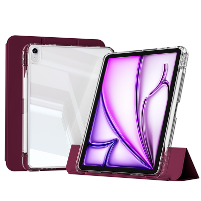 Apple iPad Air 11 2025 M3 Kılıf Magnetik Ayrılabilen Airbagli Zore Sliding Tablet Kılıfı - 2