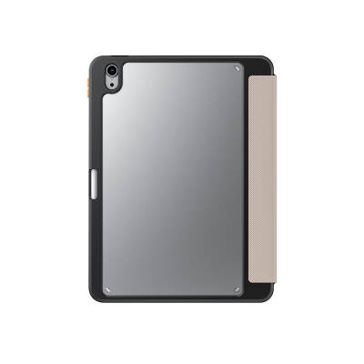 Apple iPad Air 11 2025 M3 Kılıf SkinArma Kabartma Baskı Tasarımlı 360 Tam Koruma Arkası Şeffaf Standlı Gamma Kılıf - 5