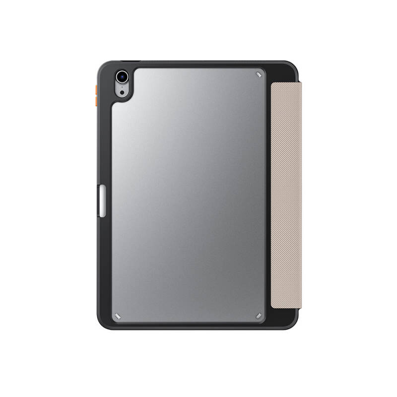 Apple iPad Air 11 2025 M3 Kılıf SkinArma Kabartma Baskı Tasarımlı 360 Tam Koruma Arkası Şeffaf Standlı Gamma Kılıf - 5
