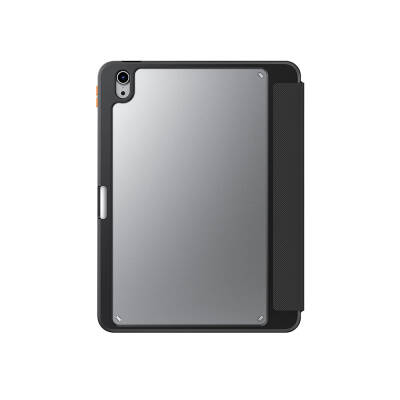 Apple iPad Air 11 2025 M3 Kılıf SkinArma Kabartma Baskı Tasarımlı 360 Tam Koruma Arkası Şeffaf Standlı Gamma Kılıf - 7