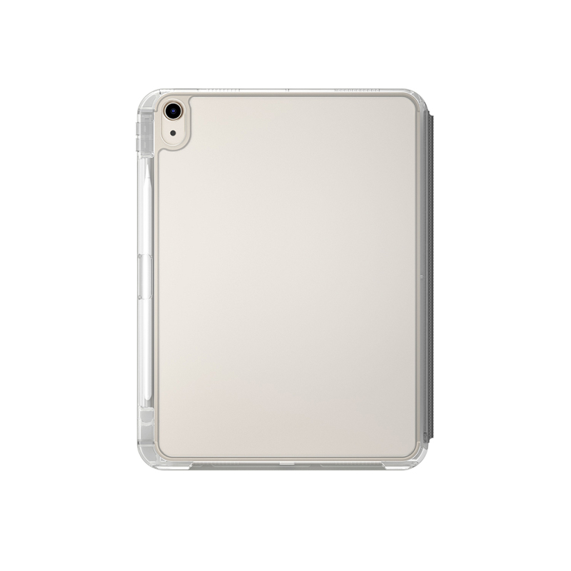 Apple iPad Air 11 2025 M3 Kılıf Skinarma Kalemlikli Arkası Şeffaf Standlı Magnetik Zeta Kılıf - 5