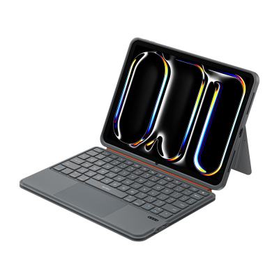 Apple iPad Air 11 2025 M3 Wiwu MK-005 Combo 3in1 Kalem Bölmeli Klavyeli Standlı Kılıf - 2