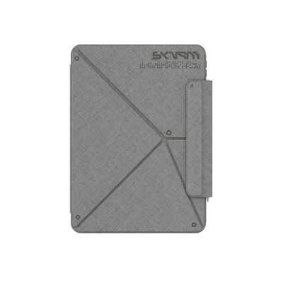 Apple iPad Air 11 2026 M4 Kılıf Skinarma Kalemlikli Dokulu Tasarım Standlı Magnetik Trilon Kılıf - 1