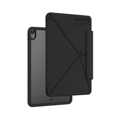 Apple iPad Air 11 2026 M4 Kılıf Skinarma Kalemlikli Dokulu Tasarım Standlı Magnetik Trilon Kılıf - 8