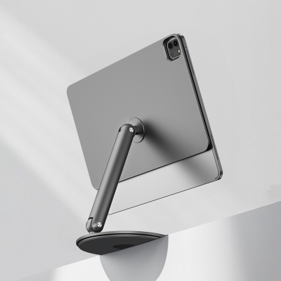 Apple iPad Air 12.9 2020 (4th Generation) Wiwu ZM-310 360 Degree Rotating Magnetic Head Tablet Stand - 11