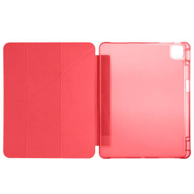 Apple iPad Air 13 2024 Case Zore Tri Folding Stand Case with Pen Compartment - 4