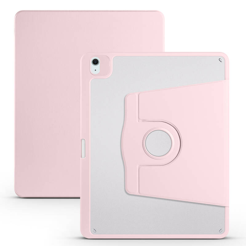 Apple iPad Air 13 2025 M3 Kılıf Zore Termik Kalem Bölmeli Dönebilen Standlı Kılıf - 10