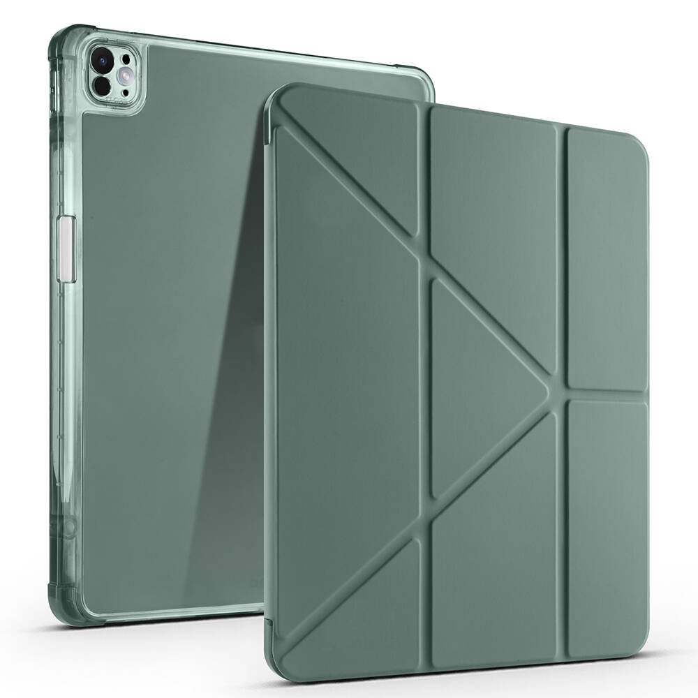 Apple iPad Air 13 2025 M3 Kılıf Zore Tri Folding Kalem Bölmeli