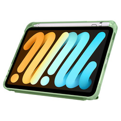 Apple iPad Mini 2021 (6.Generation) Case Zore Tri Folding Smart With Pen Stand Case - 11