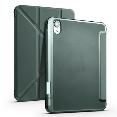 Apple iPad Mini 2021 (6.Generation) Case Zore Tri Folding Smart With Pen Stand Case - 8