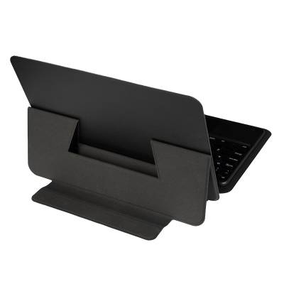 Apple iPad Pro 10.2 2021 (9.Nesil) Zore Border Keyboard Bluetooh Bağlantılı Standlı Klavyeli Tablet Kılıfı - Thumbnail