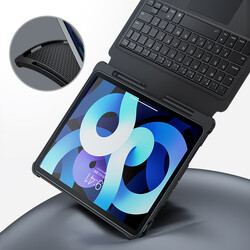 Apple iPad Pro 10.5 (7.Nesil) Benks Multifunctional Kablosuz Klavyeli Kılıf - 4