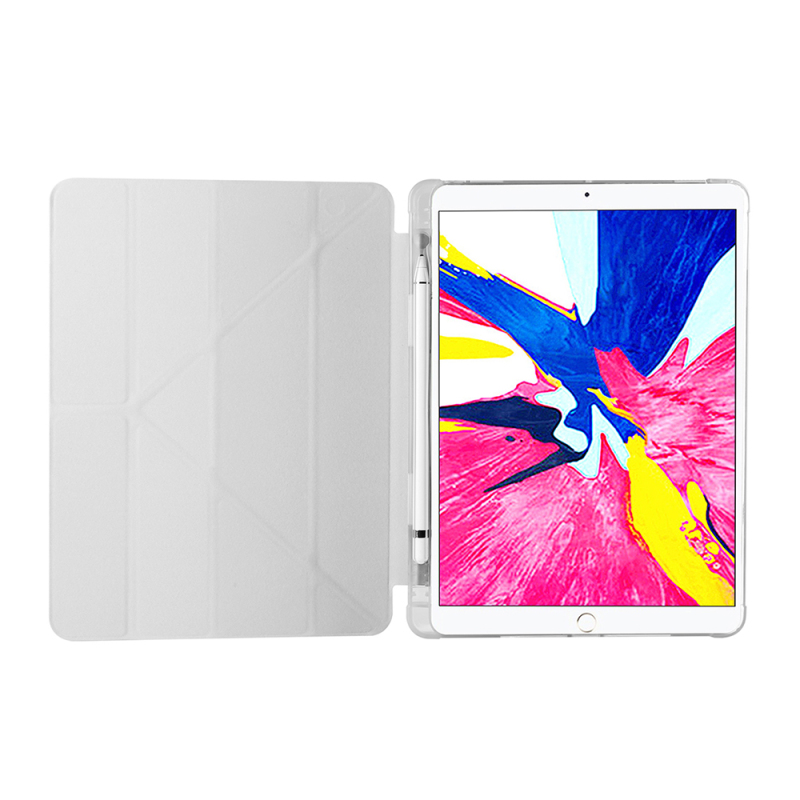 Apple iPad Pro 10.5 (7.Nesil) Kılıf Zore Tri Folding Kalem Bölmeli Standlı Kılıf - 8