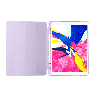Apple iPad Pro 10.5 (7.Nesil) Kılıf Zore Tri Folding Kalem Bölmeli Standlı Kılıf - 9