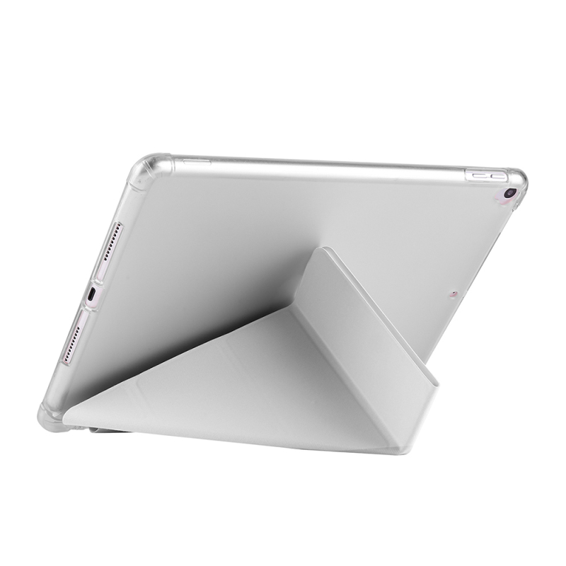 Apple iPad Pro 10.5 (7.Nesil) Kılıf Zore Tri Folding Kalem Bölmeli Standlı Kılıf - 2