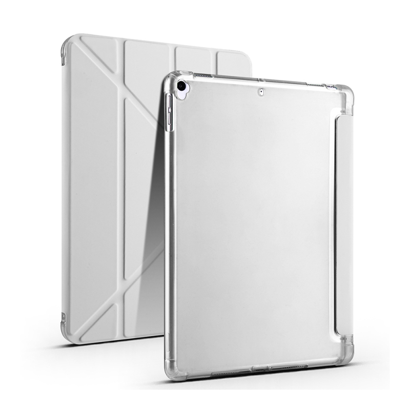 Apple iPad Pro 10.5 (7.Nesil) Kılıf Zore Tri Folding Kalem Bölmeli Standlı Kılıf - 16